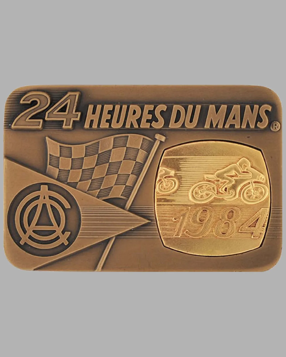 1984 - 24 Heures du Mans for motorcycle participant’s medallion, France