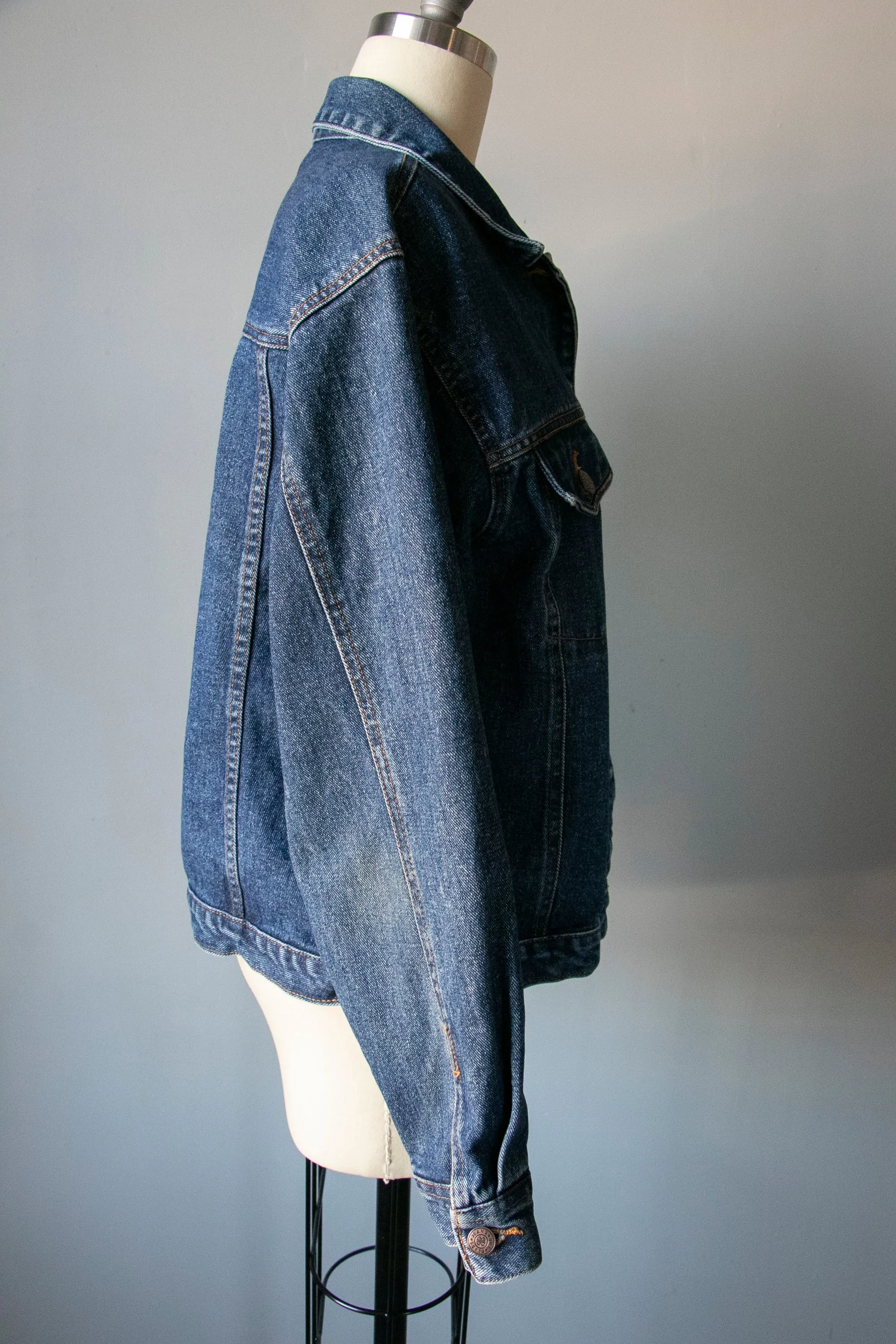 1990s Bill Blass Denim Jacket M