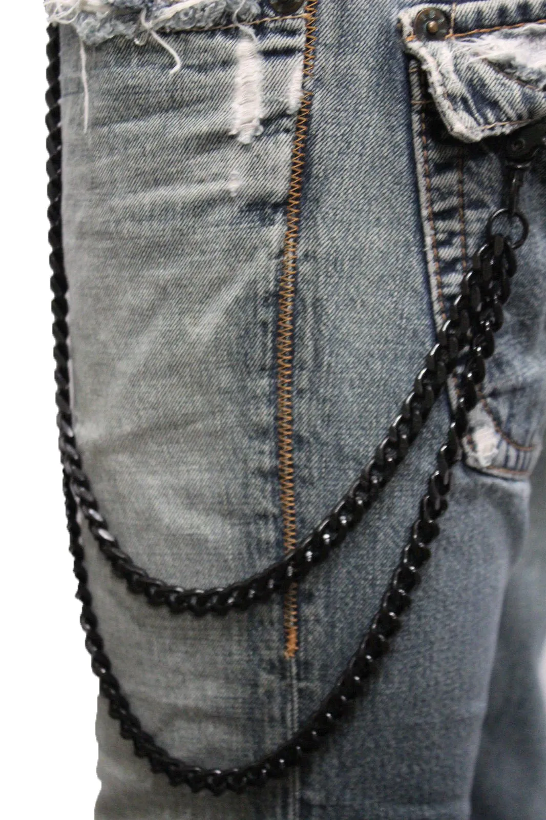 20" Double Strand Metal Wallet Chain