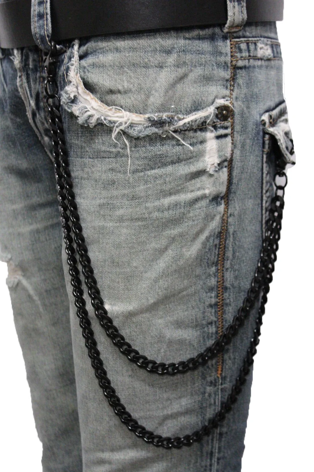 20" Double Strand Metal Wallet Chain