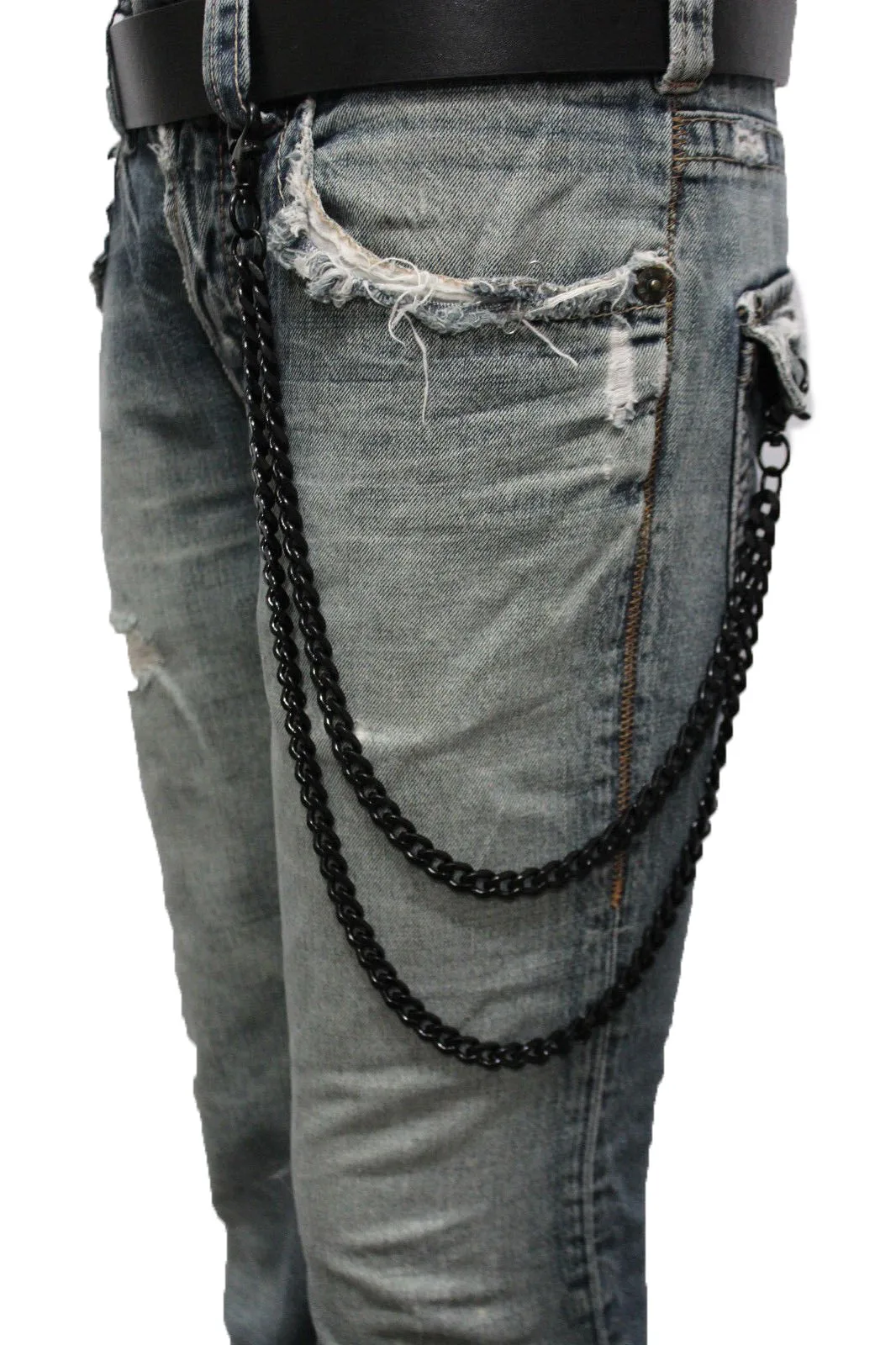 20" Double Strand Metal Wallet Chain