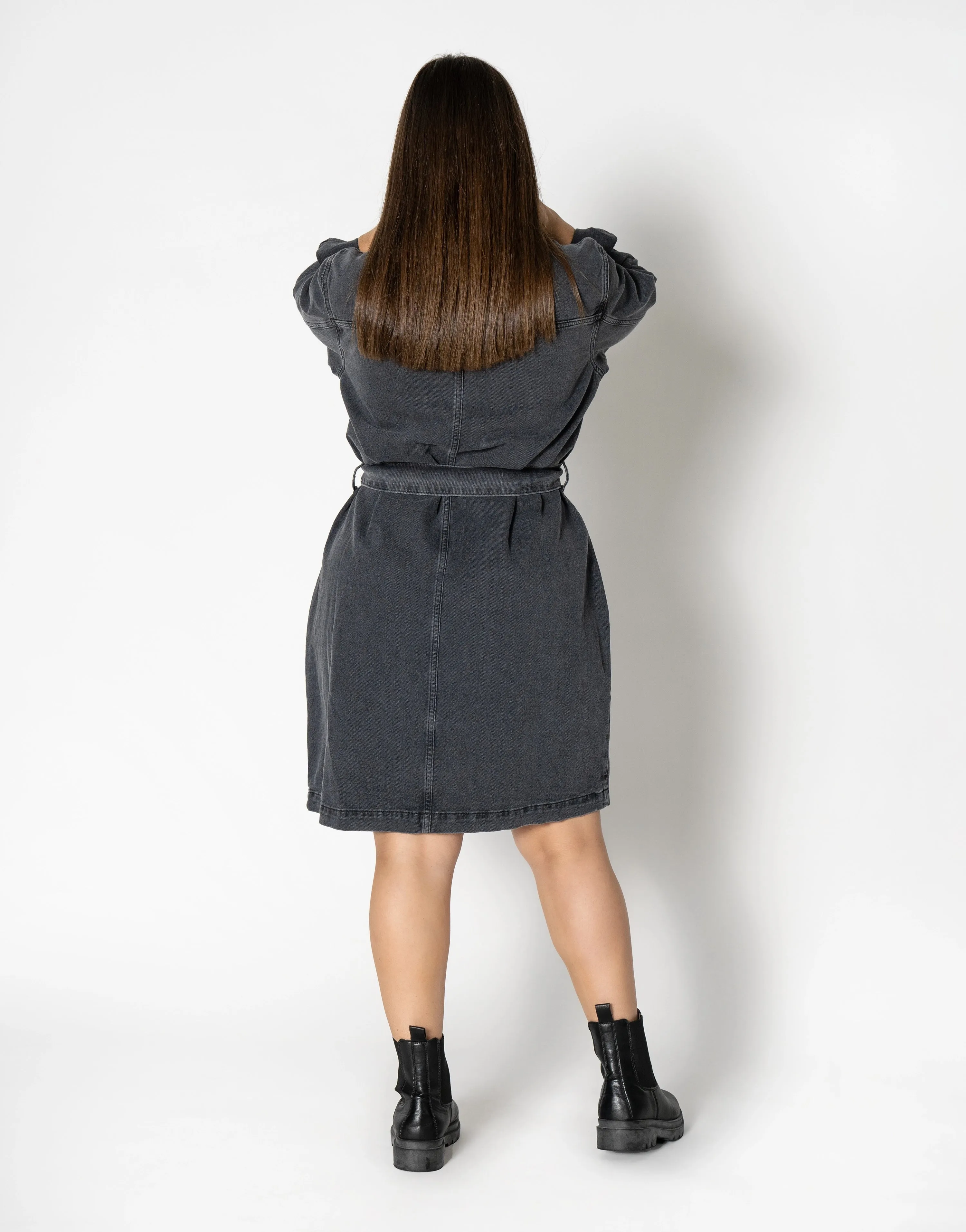 Above Knee Denim Dress