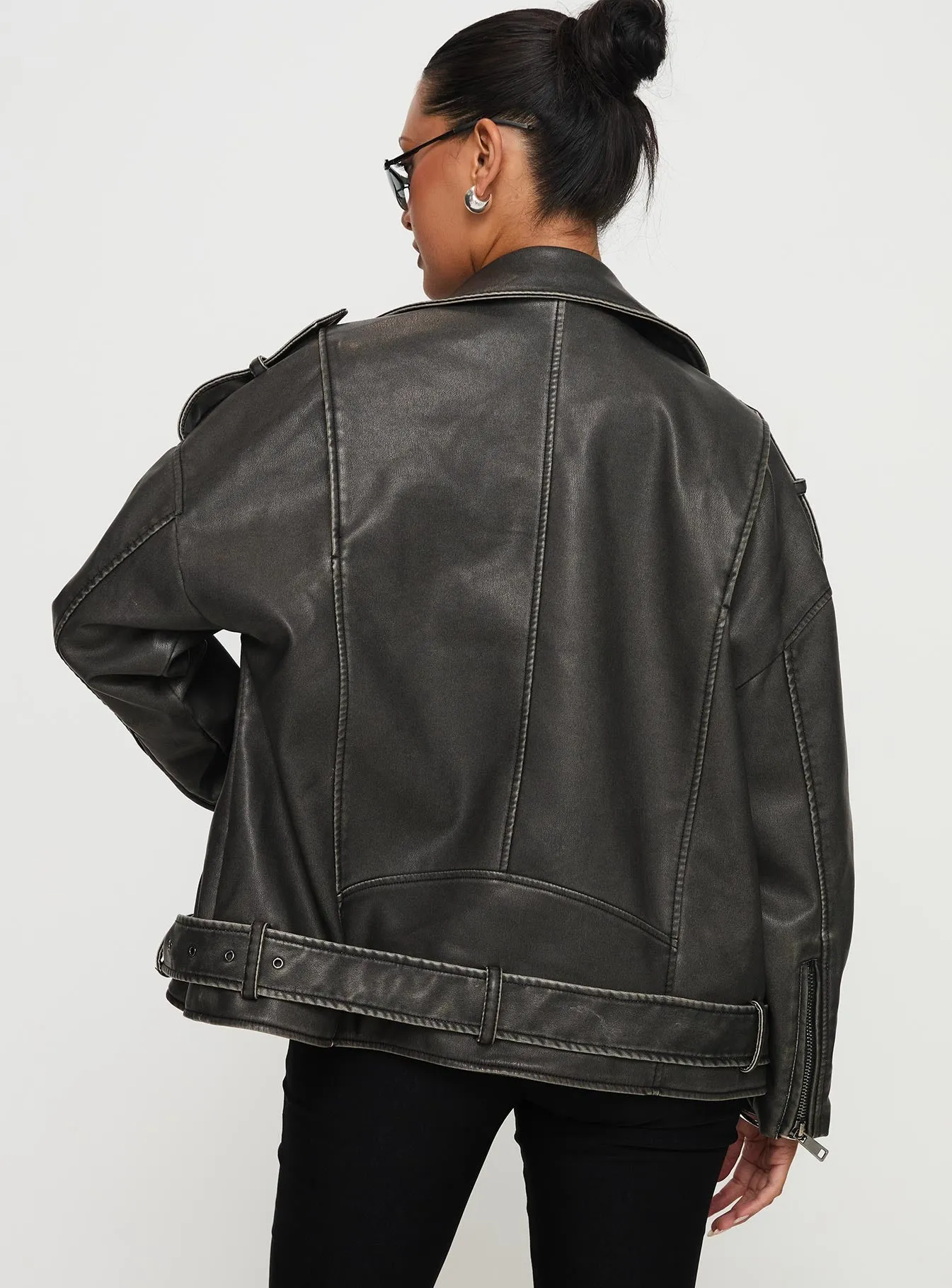 Ace Biker Jacket Black