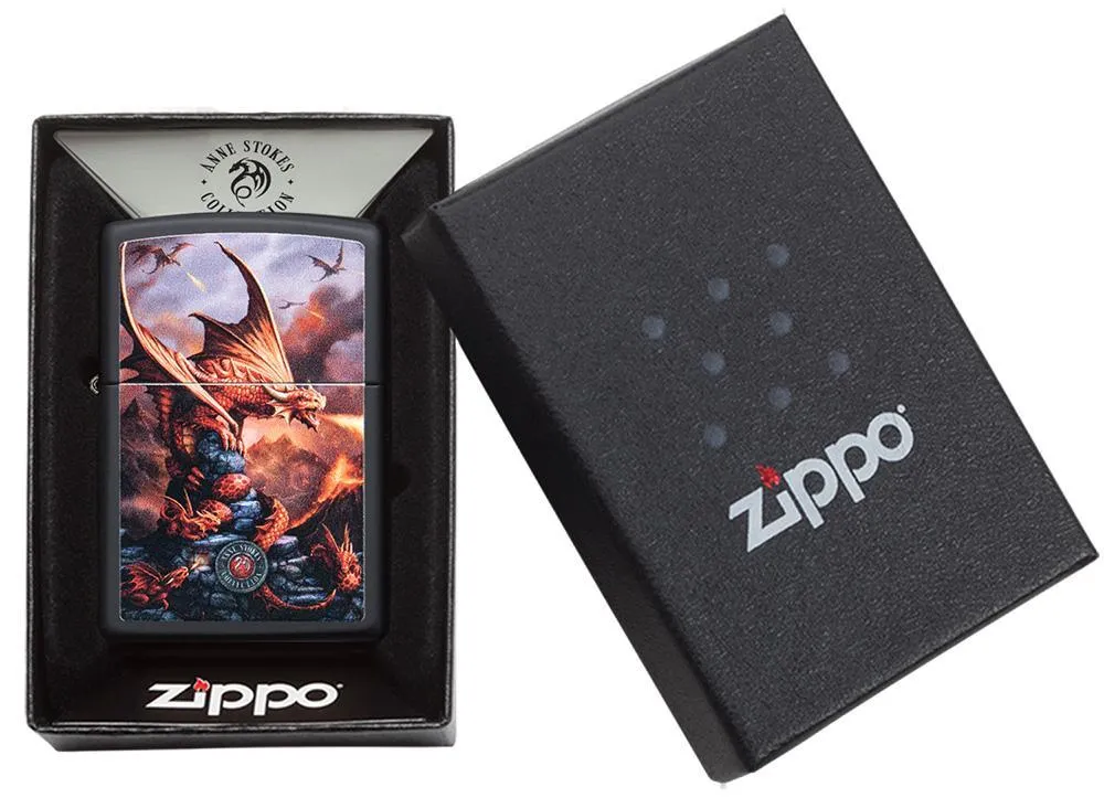 Anne Stokes Fire Breathing Dragon Zippo Lighter (fuel NOT included)