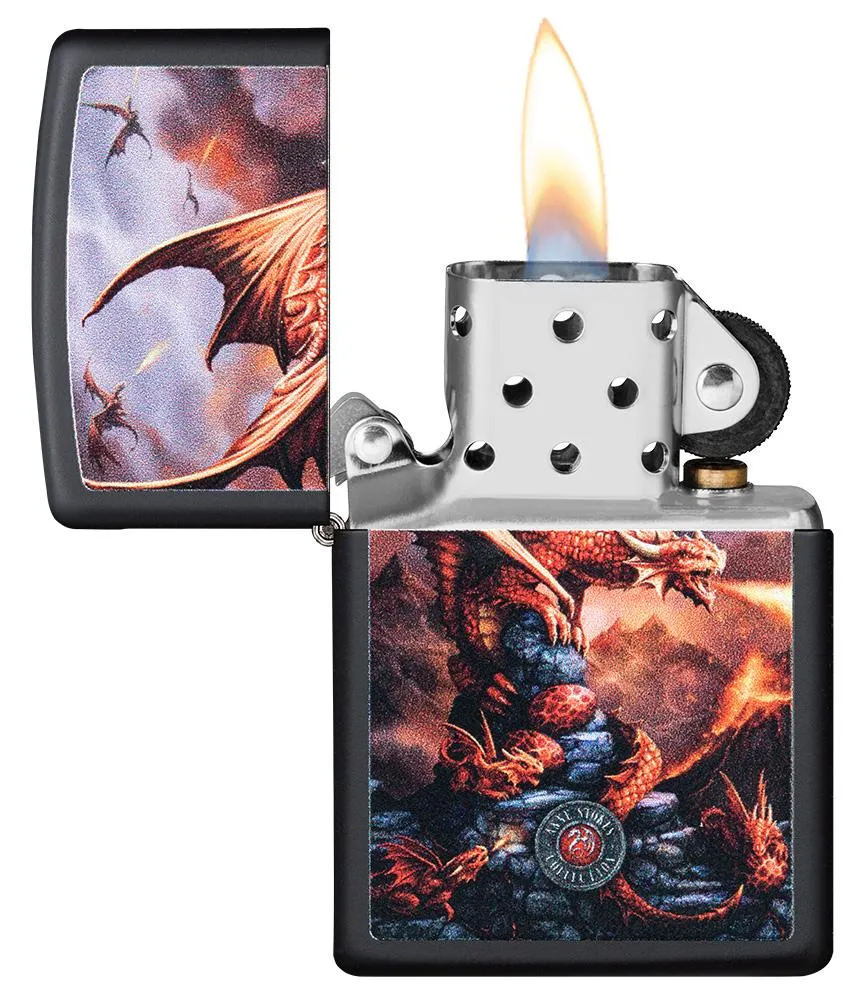 Anne Stokes Fire Breathing Dragon Zippo Lighter (fuel NOT included)