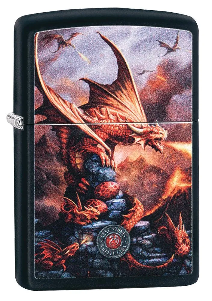 Anne Stokes Fire Breathing Dragon Zippo Lighter (fuel NOT included)