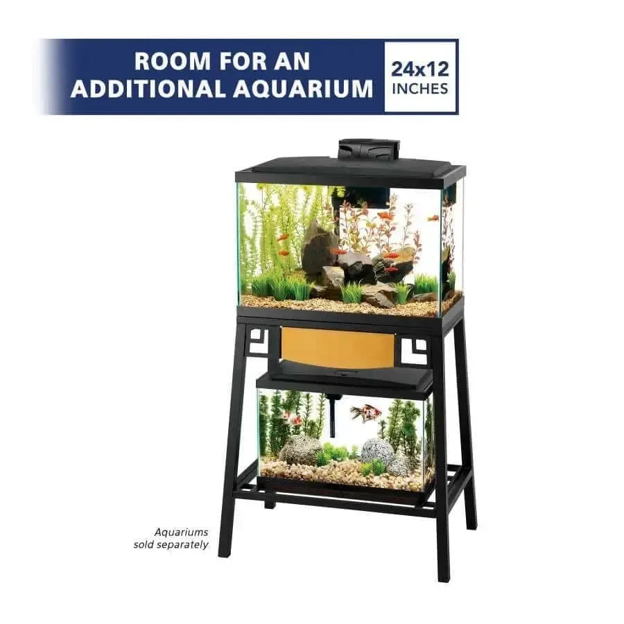 Aqueon Forge Metal Aquarium Stand