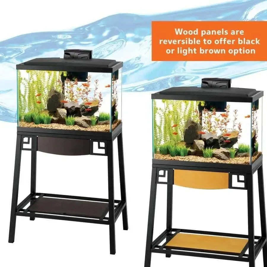 Aqueon Forge Metal Aquarium Stand