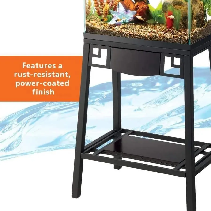 Aqueon Forge Metal Aquarium Stand