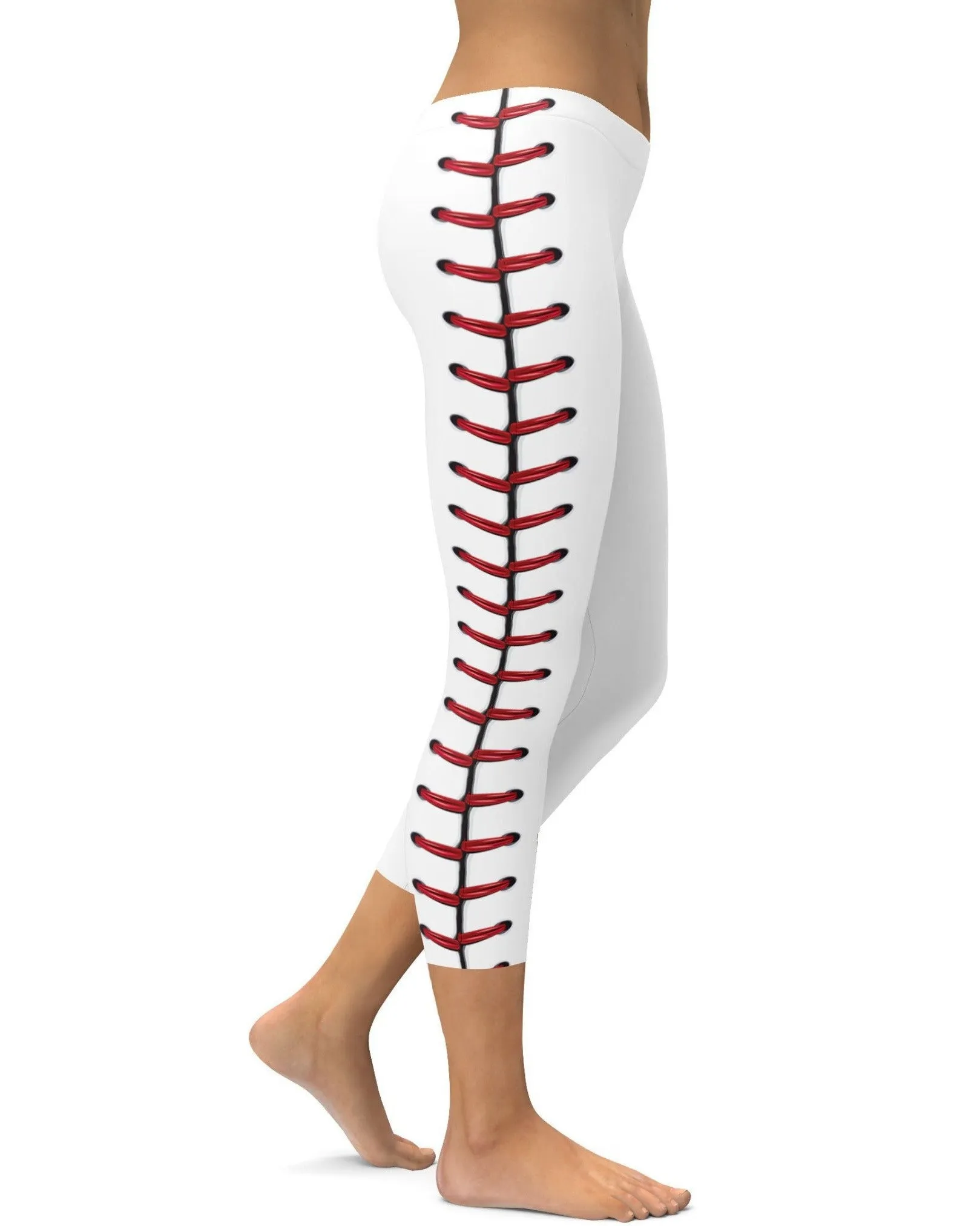 Baseball Stitches Capris