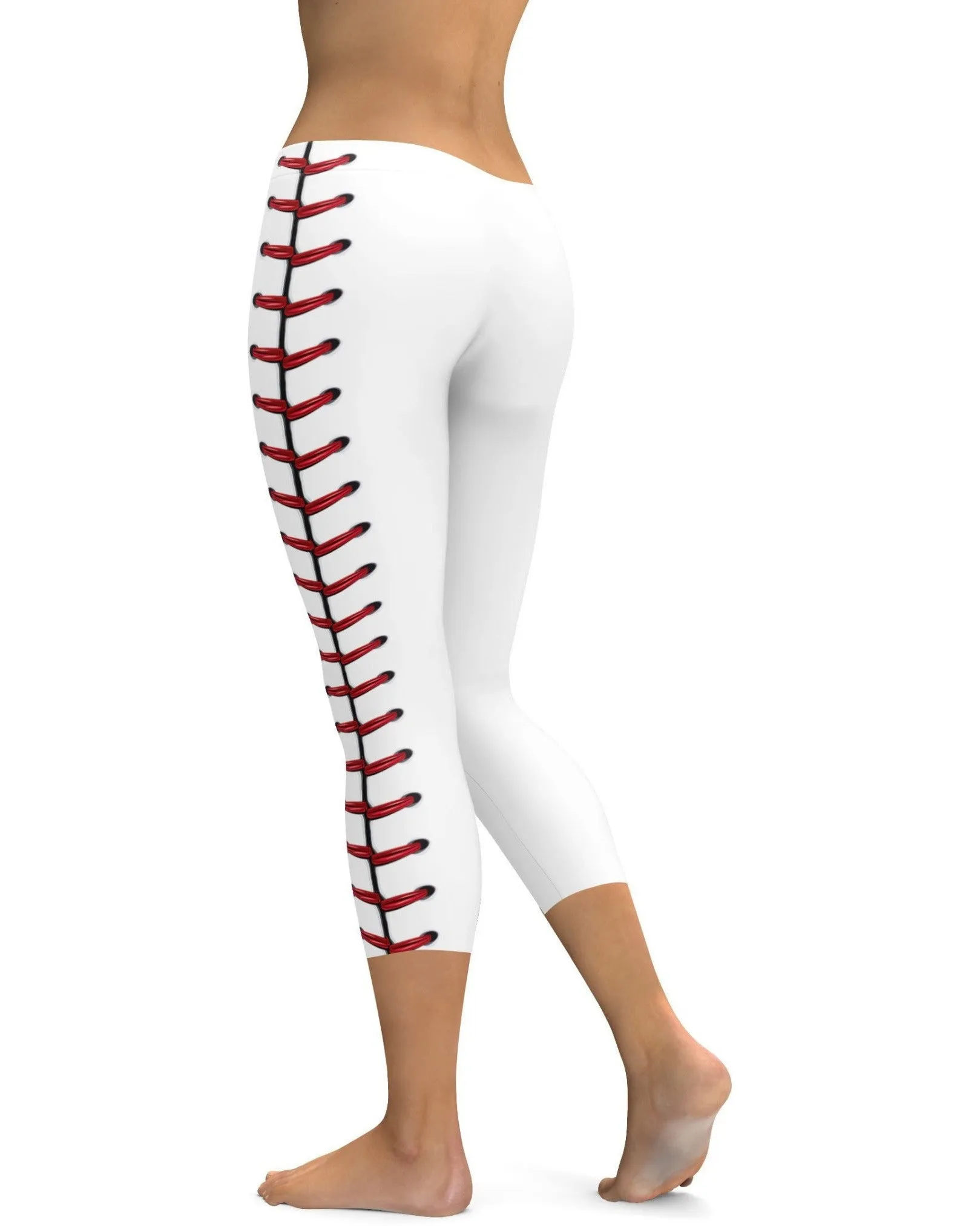 Baseball Stitches Capris