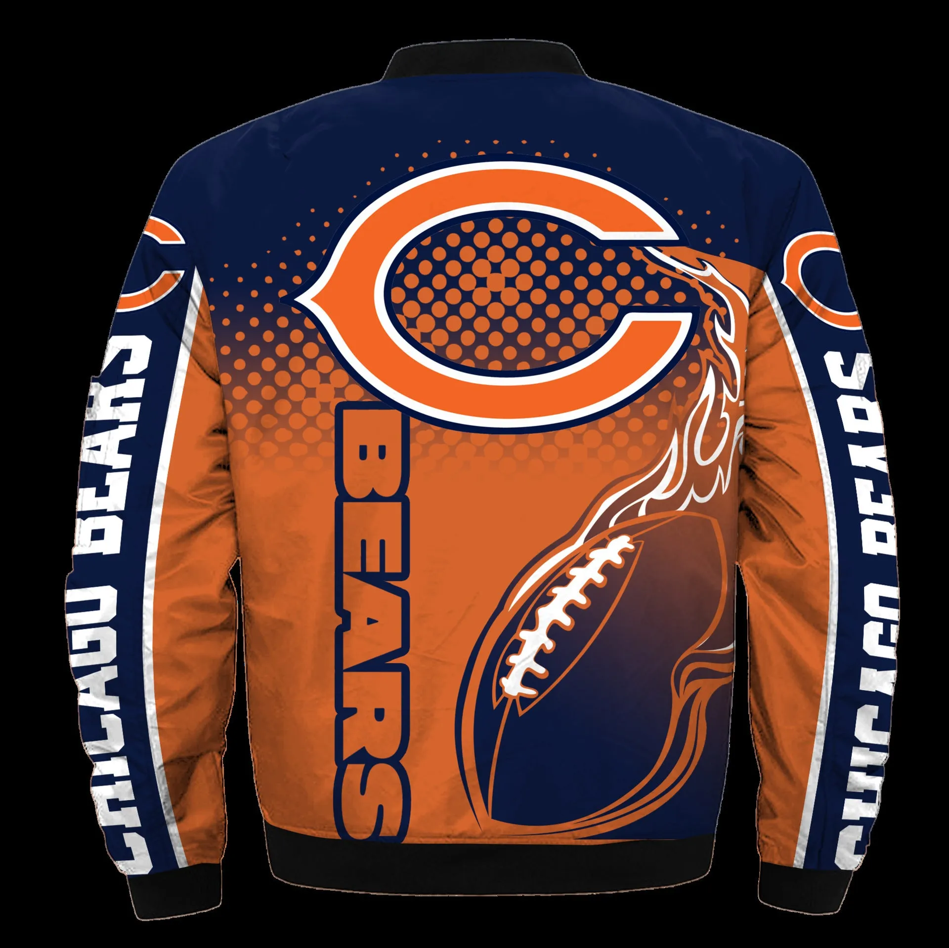 Bears Football Team Men Bomber Jacket