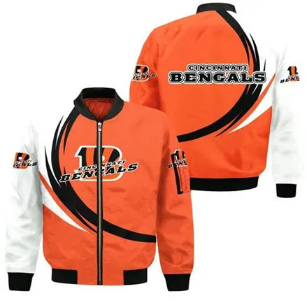 Bears Football Team Men Bomber Jacket