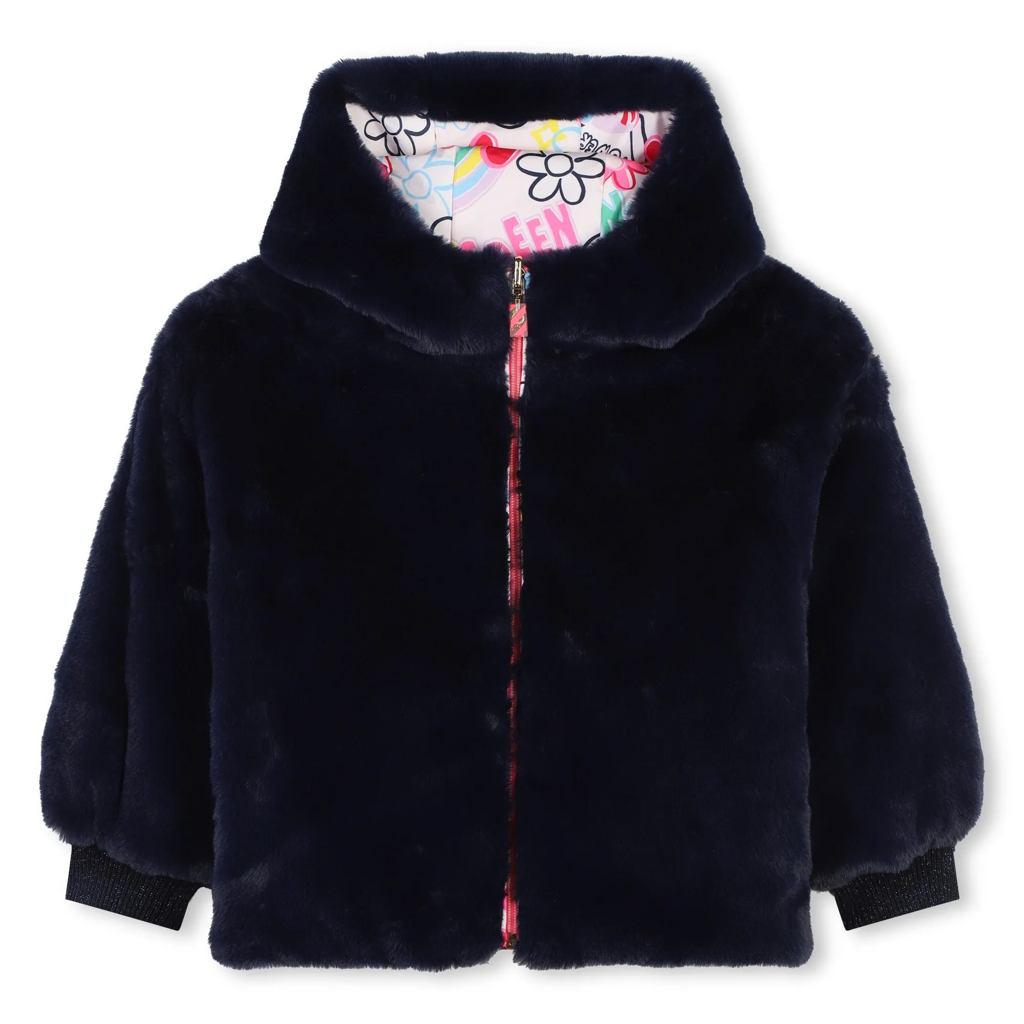 Billieblush Girl Reversible Hooded Puffer