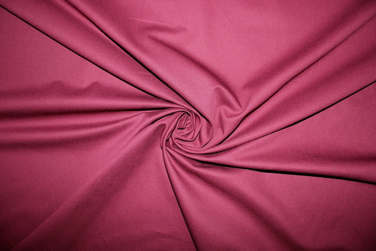 Bottom Weight Cotton Twill - Burgundy