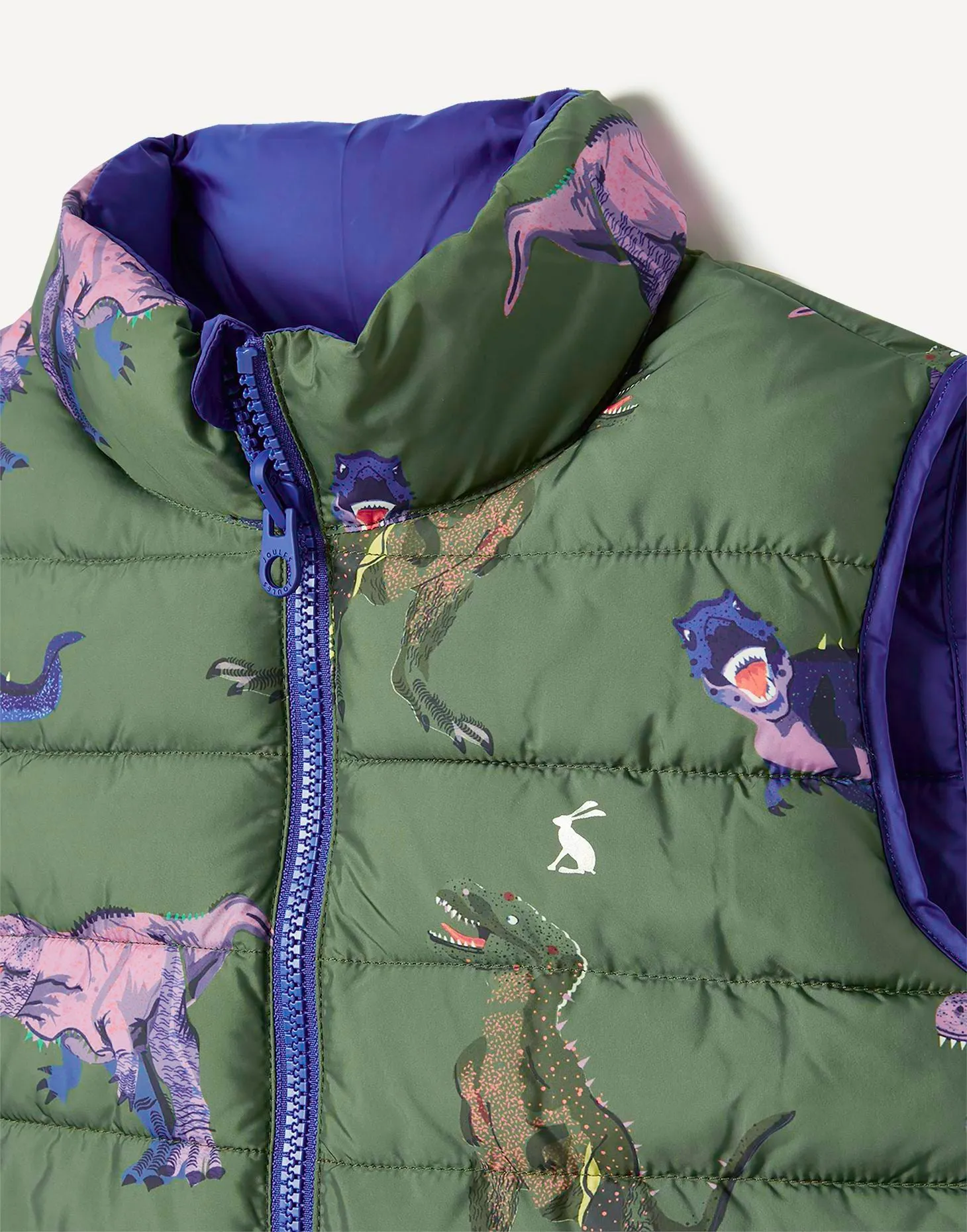 Boys Flip It Reversible Printed Gilet | Joules