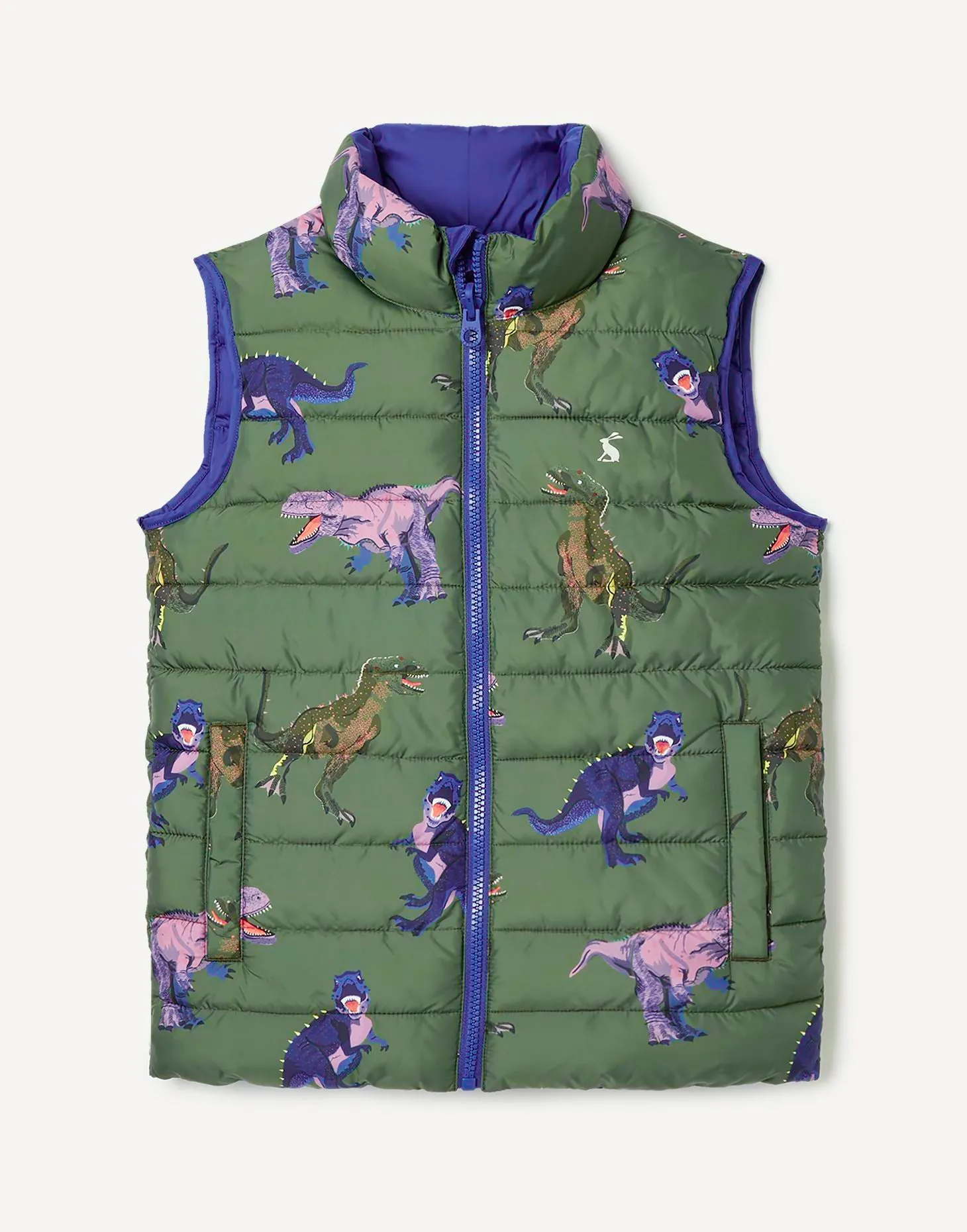 Boys Flip It Reversible Printed Gilet | Joules