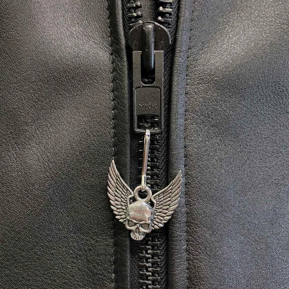 Bravo Bells - Upwing Skull Zipper Pull