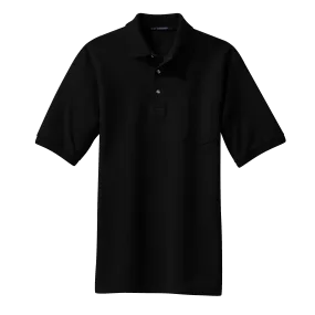 C1309MP Mens Heavyweight Cotton Pique Polo with Pocket