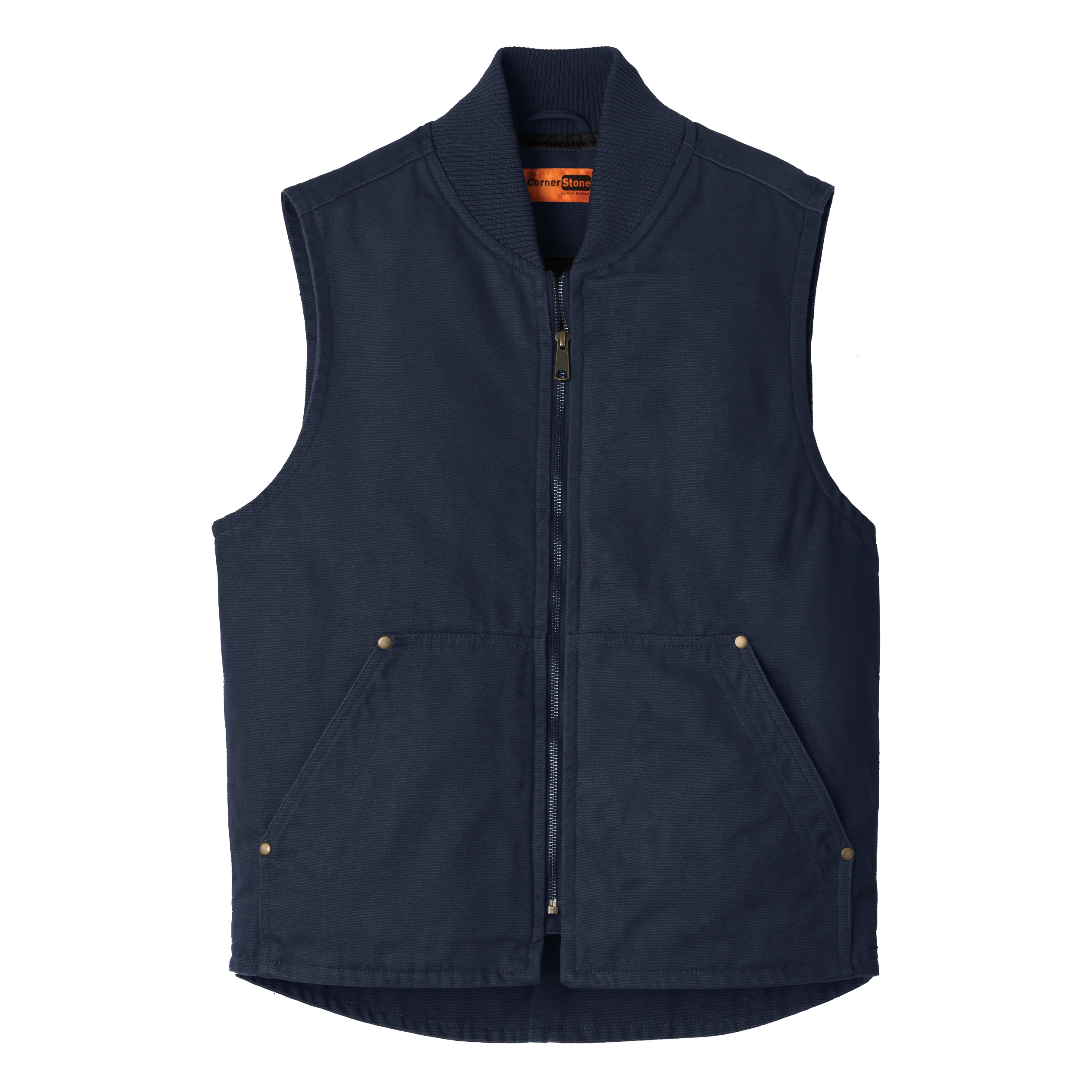 C1809 Mens Washed Duck Cloth Vest