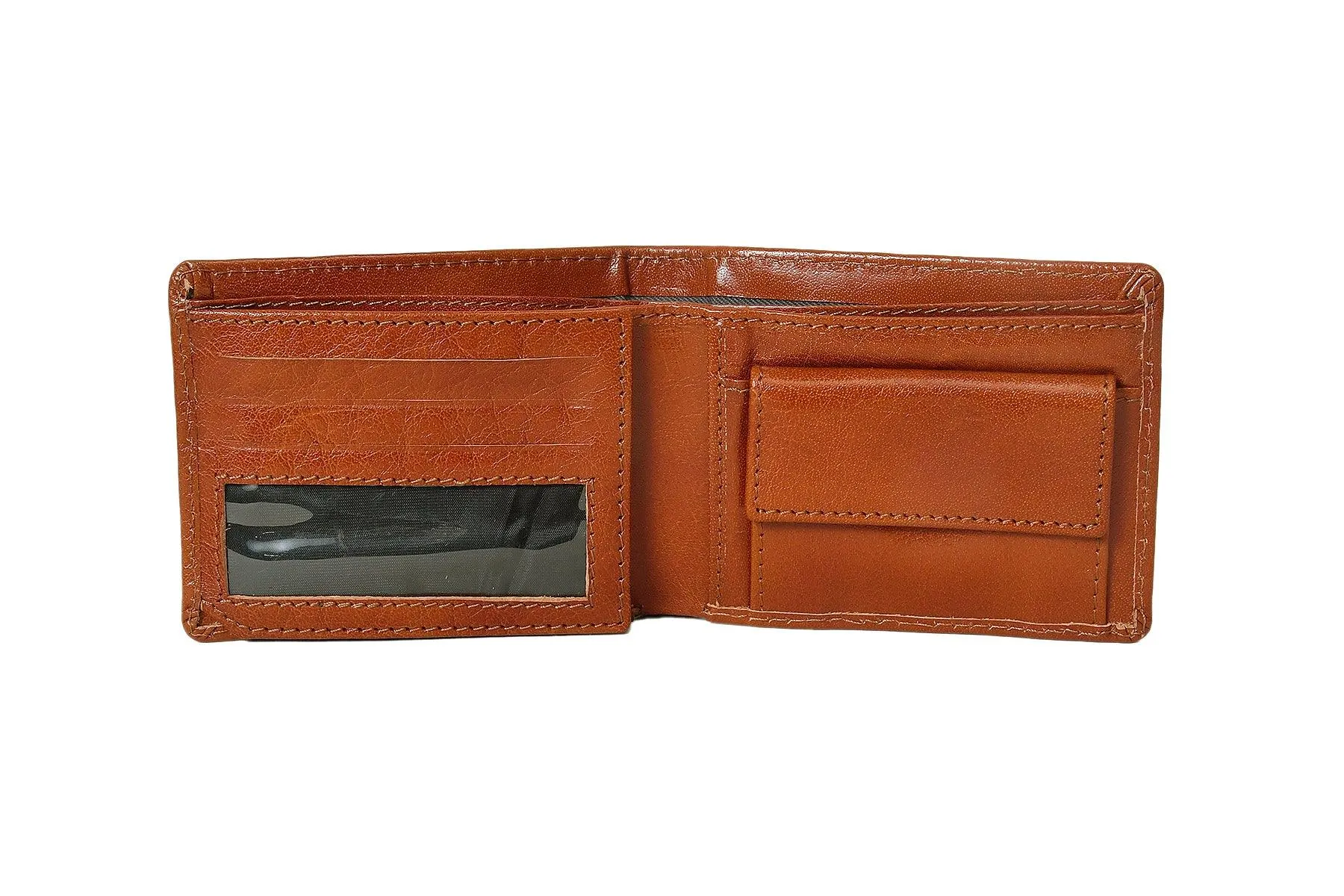 Celtic Tan Color Pure Leather Wallet For Men, Art:- LA-1393