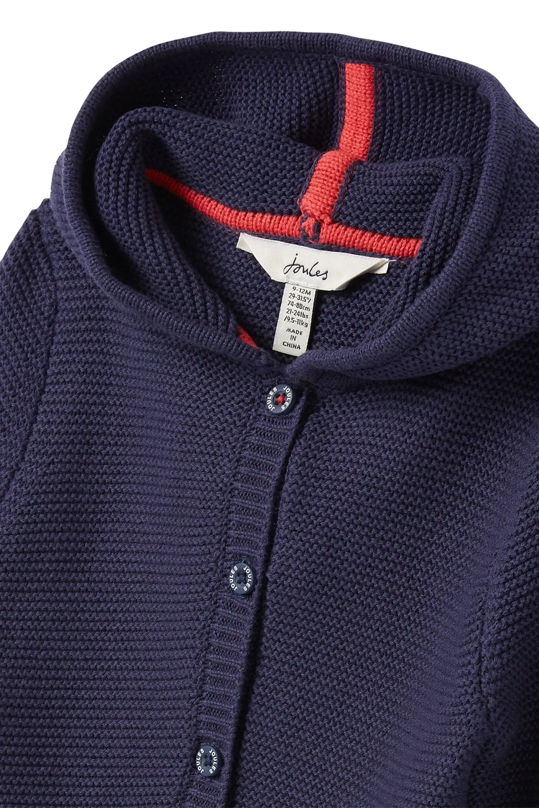 Chamford Blue Cars Hooded Baby Cardigan | Joules