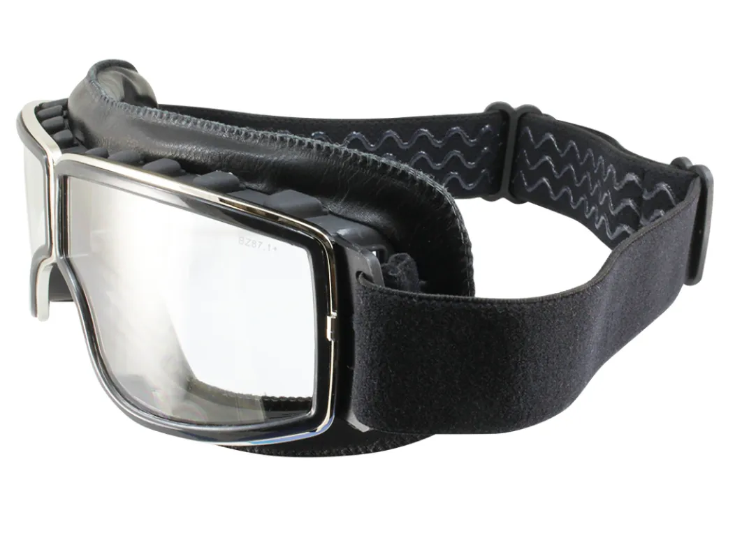 Clear Lens Aviator style Retro Pilot Goggles