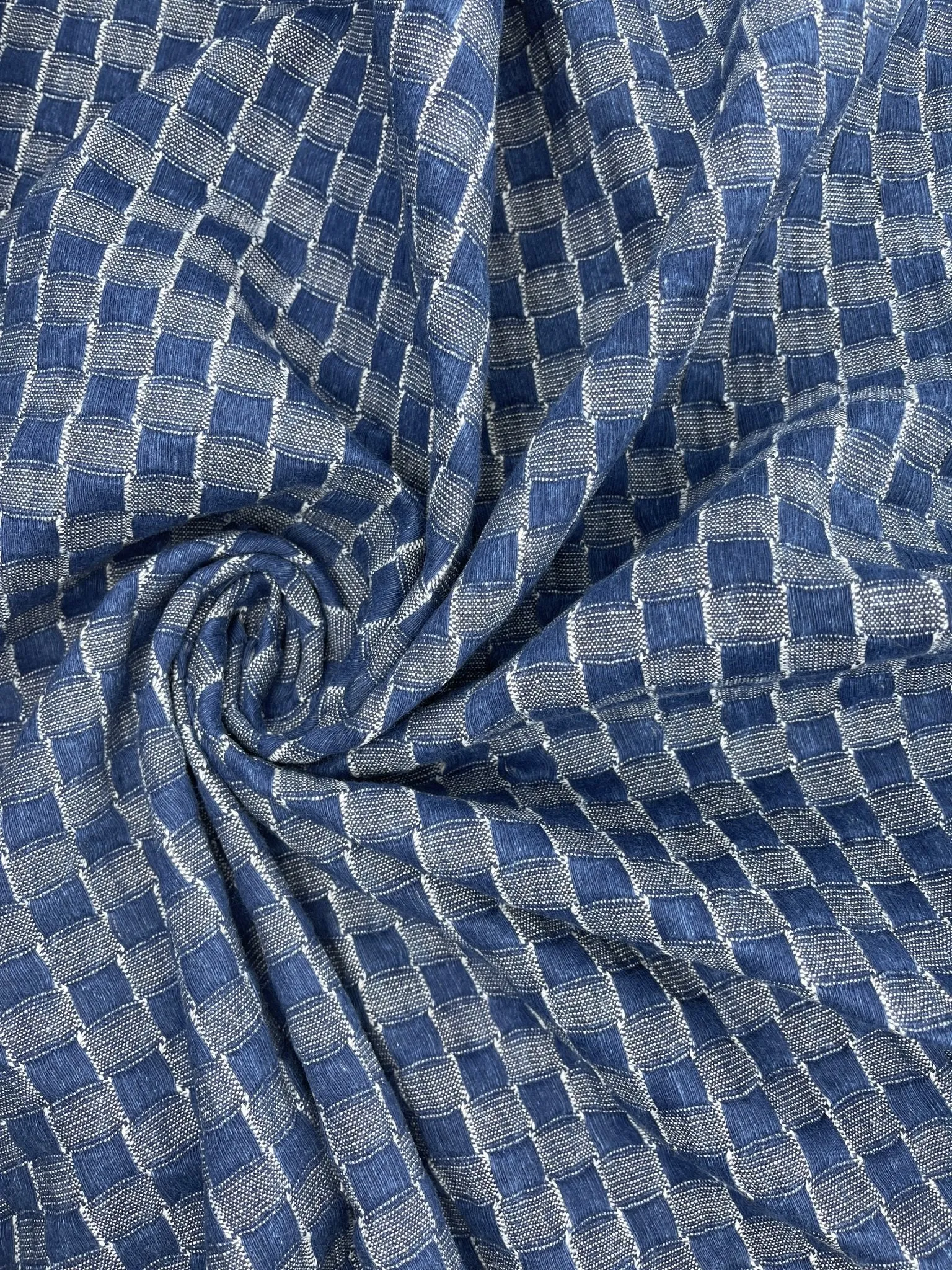 Cotton Denim Jacquard  Fabric