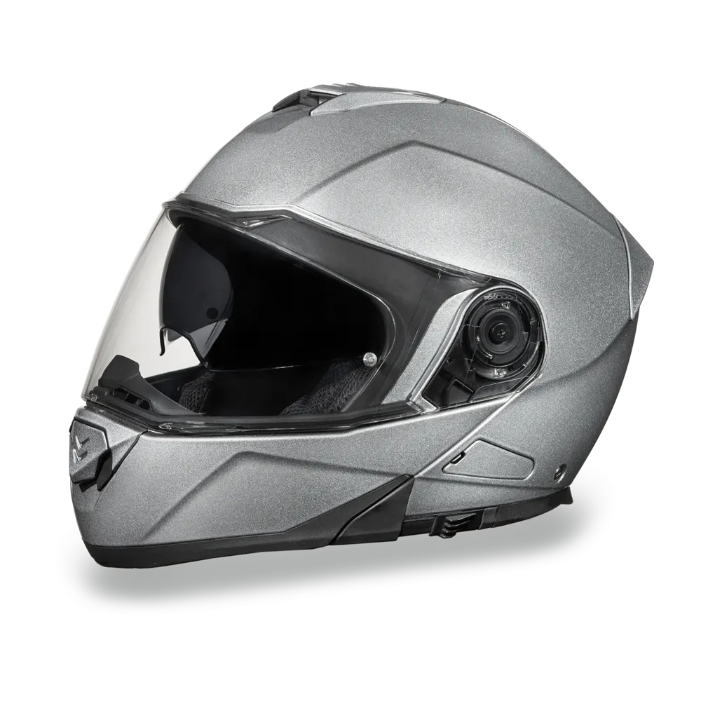 Daytona DOT Modular with Inner Shield - Silver Metallic