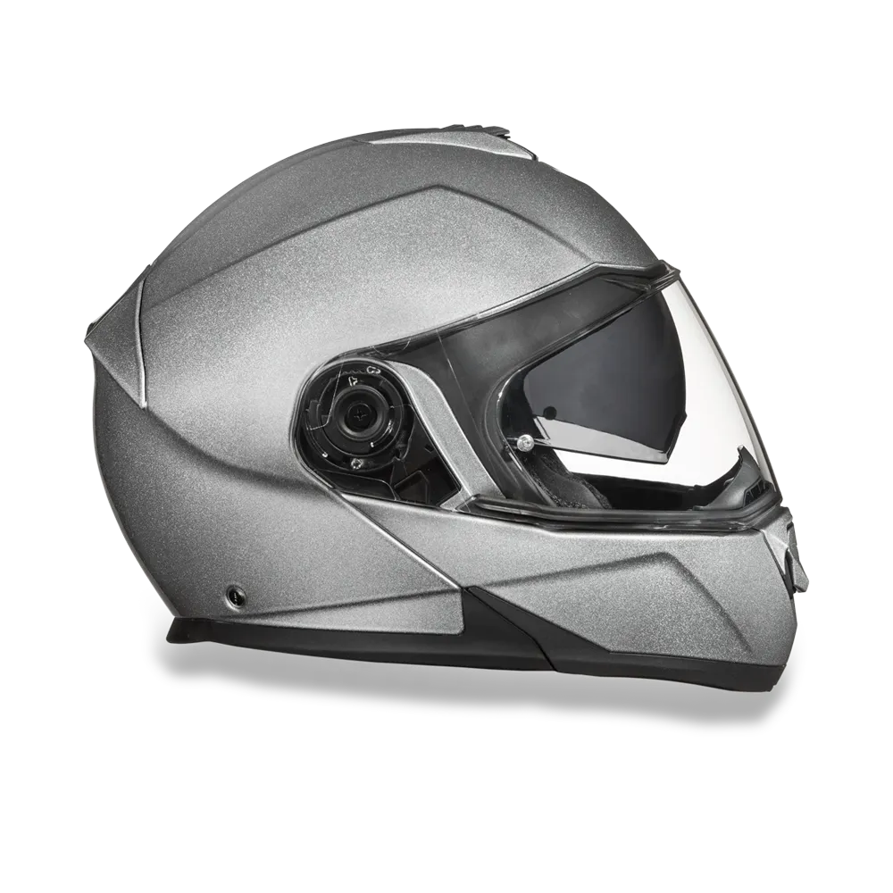 Daytona DOT Modular with Inner Shield - Silver Metallic