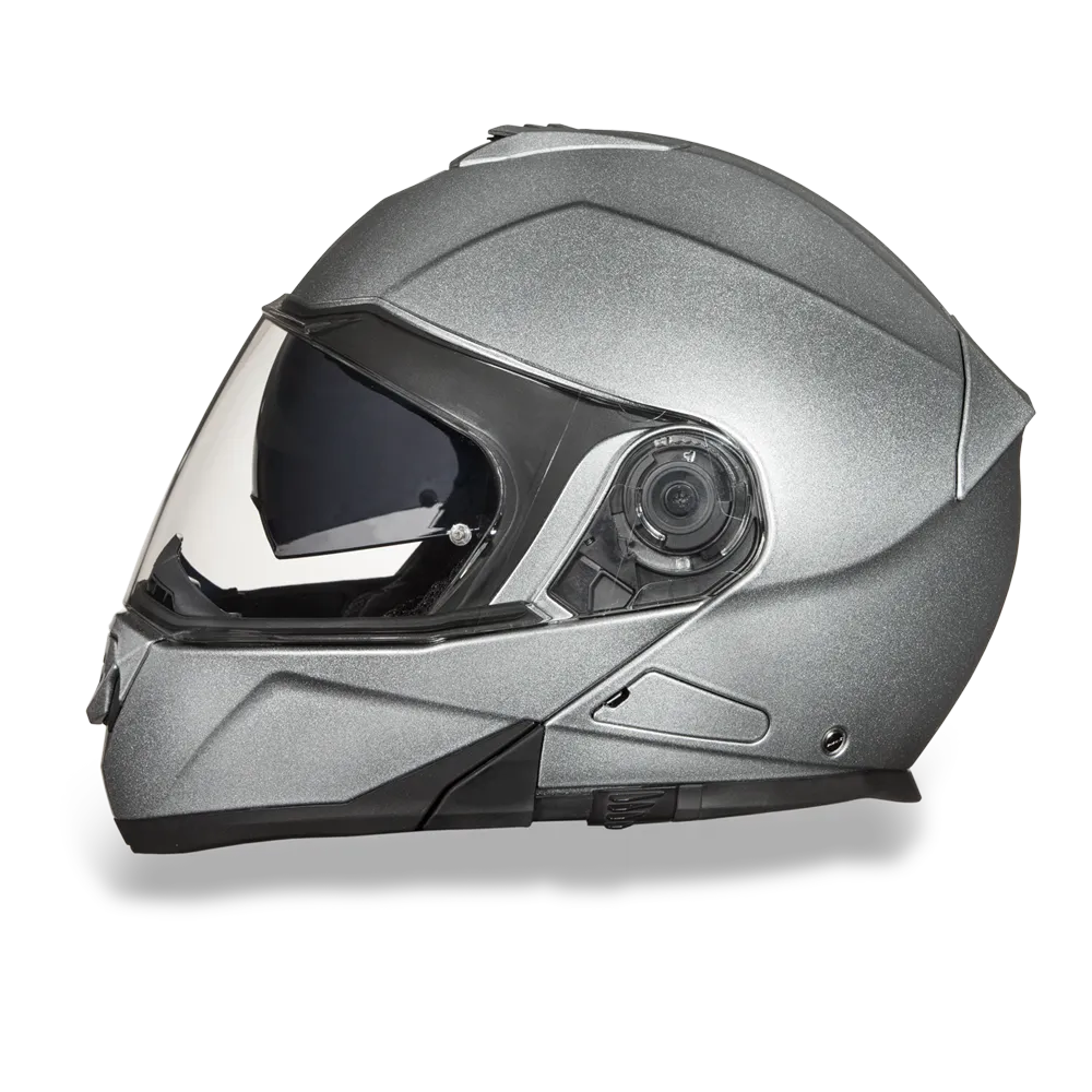 Daytona DOT Modular with Inner Shield - Silver Metallic