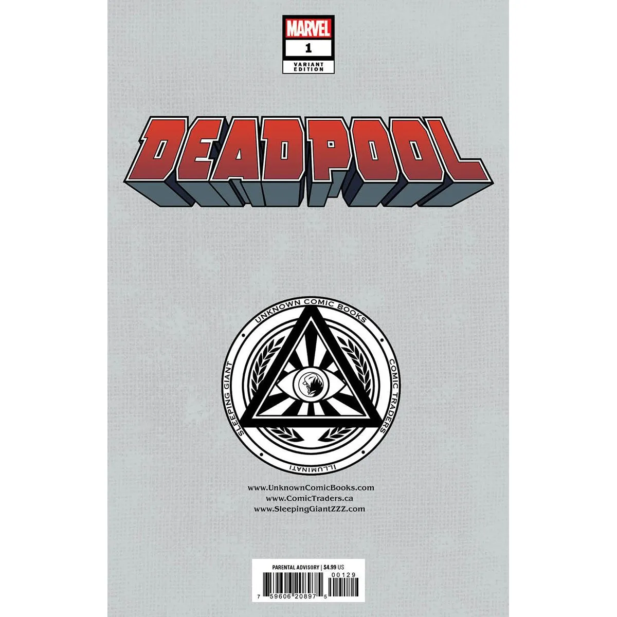 DEADPOOL #1 UNKNOWN COMICS STEPHEN SEGOVIA EXCLUSIVE VIRGIN VAR (04/03/2024)