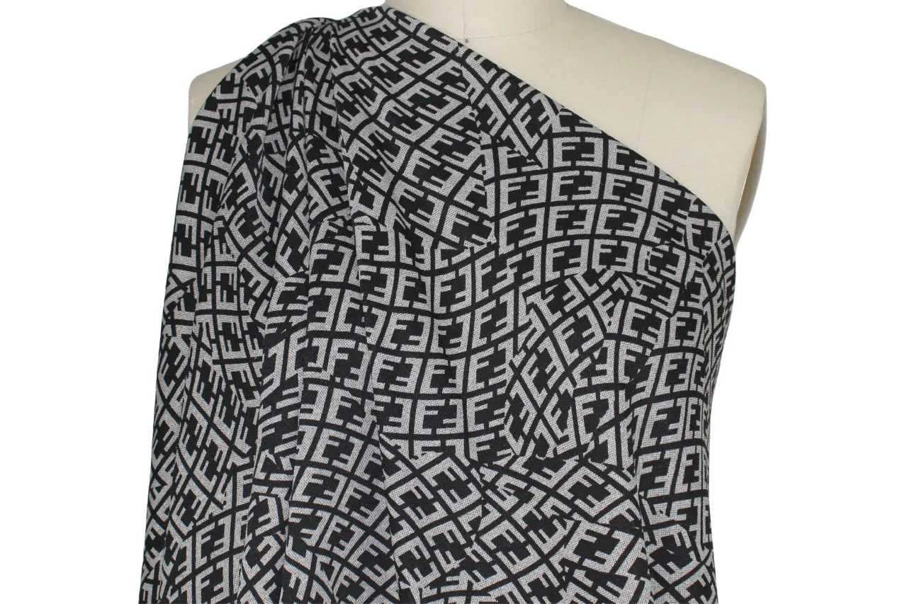 Eeee! Double Knit - Black/Gray