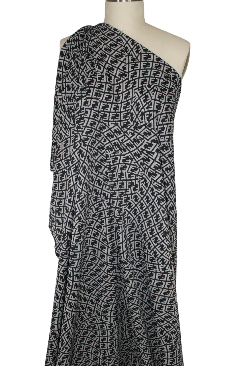 Eeee! Double Knit - Black/Gray