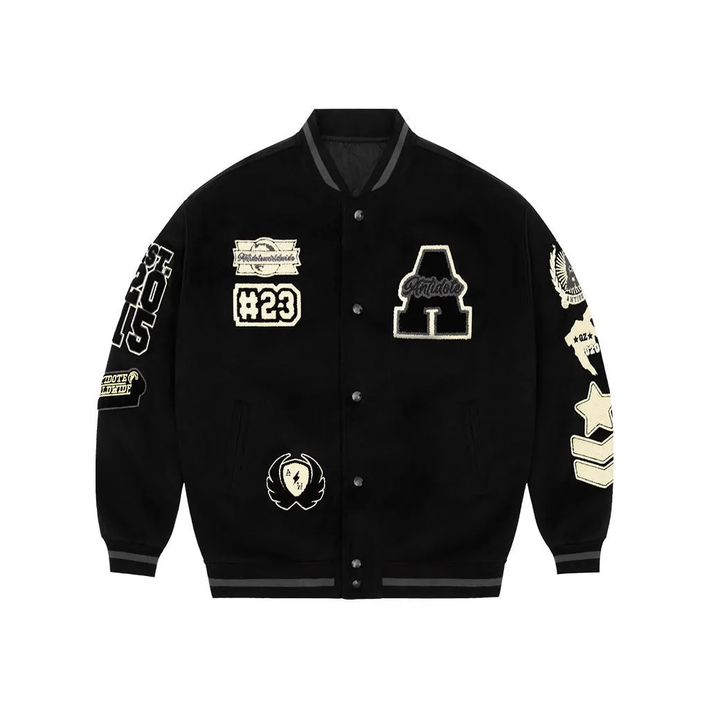 Embroidered Baseball Jacket