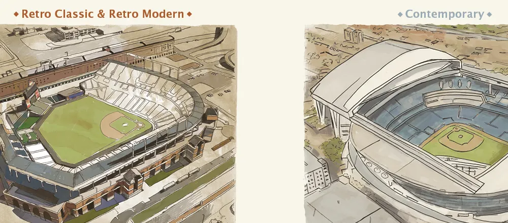 Evolution of Baseball Ballparks