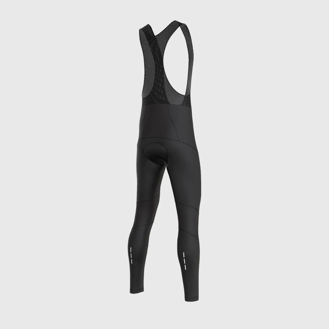 Fdx Duo Men's & Boy's Black Thermal Padded Cycling Bib Tights