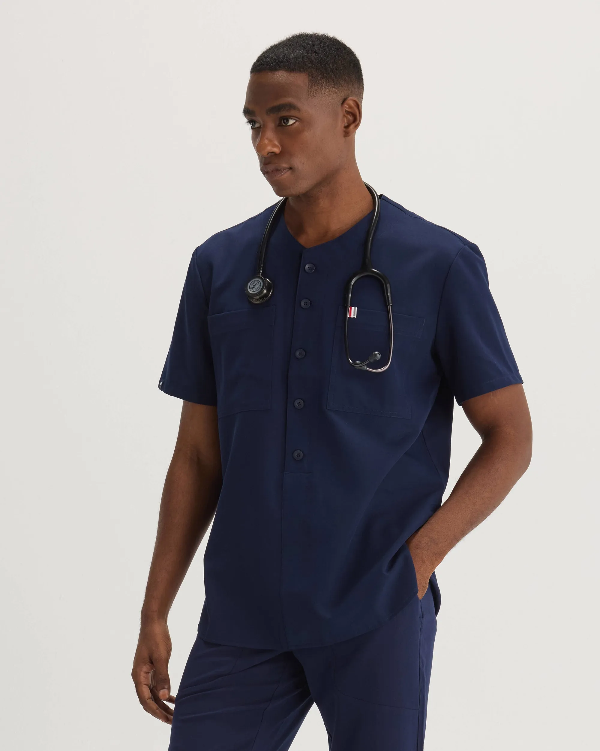 FYSEL® Senja‎ ‎ Baseball Jersey Scrub Top