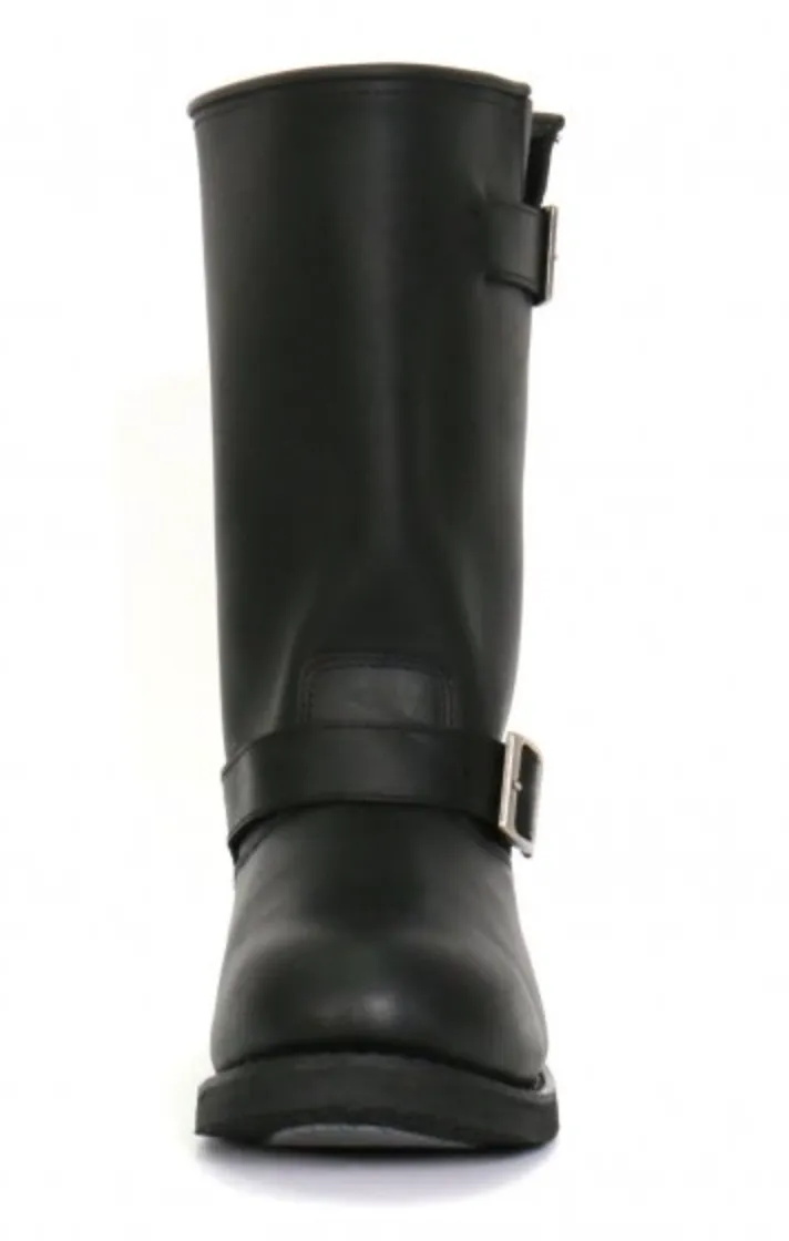 Genuine Leather 11" Tall Round Toe Engineer Boot BTM1002