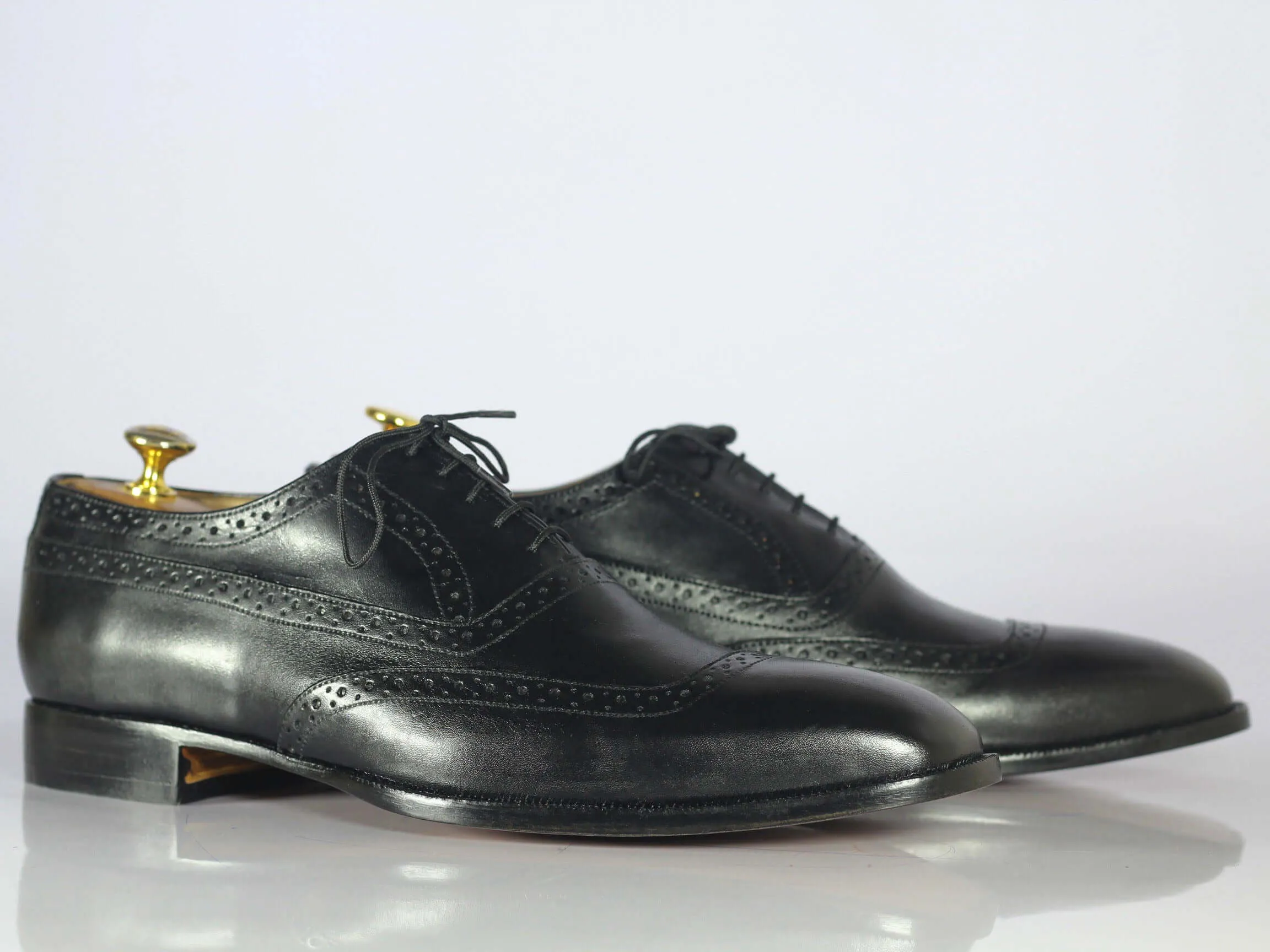 Handmade Men's Black Leather Square Toe Shoes, Men Dress Formal Designer Shoes