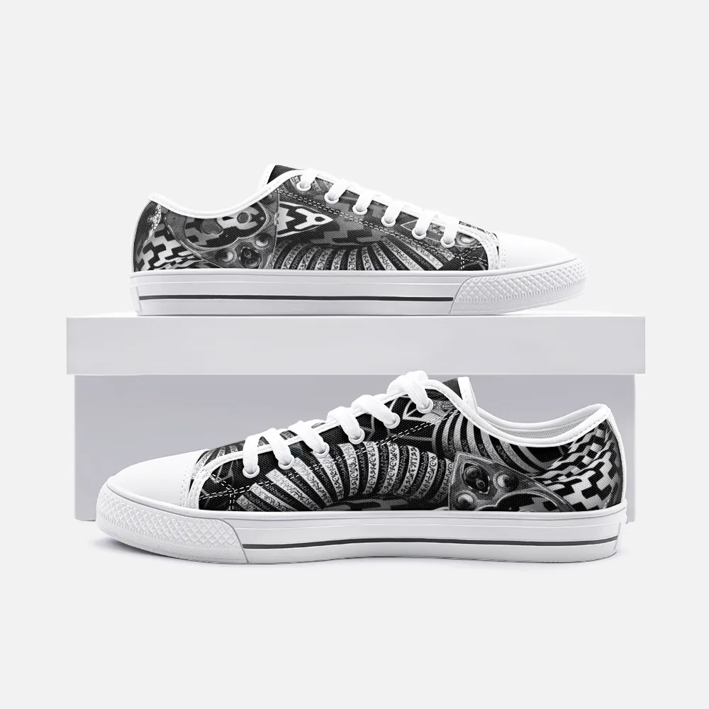 Hypnotica Unisex Low Top Canvas Shoes