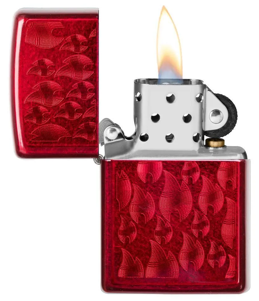 Iced Zippo Flame Design