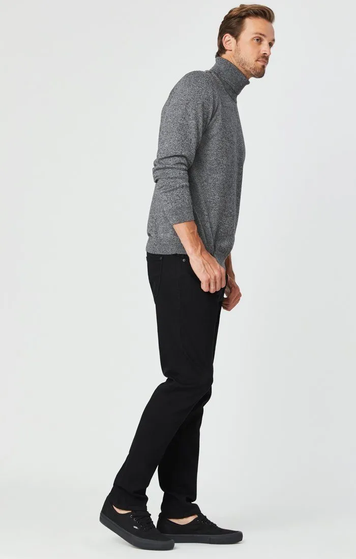 JAKE SLIM LEG JEANS IN DOUBLE BLACK SUPERMOVE