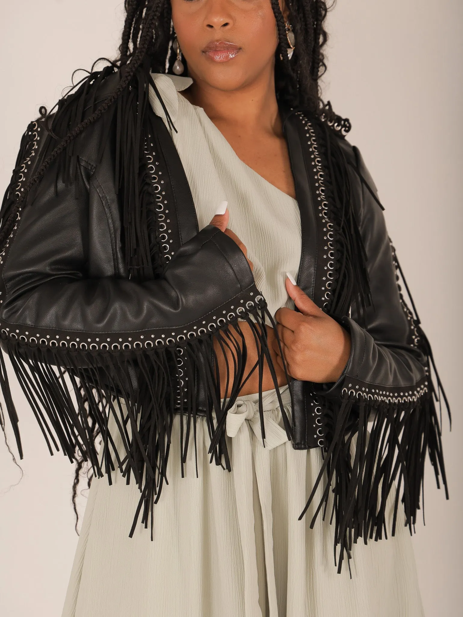 Jolie Fringe Jacket