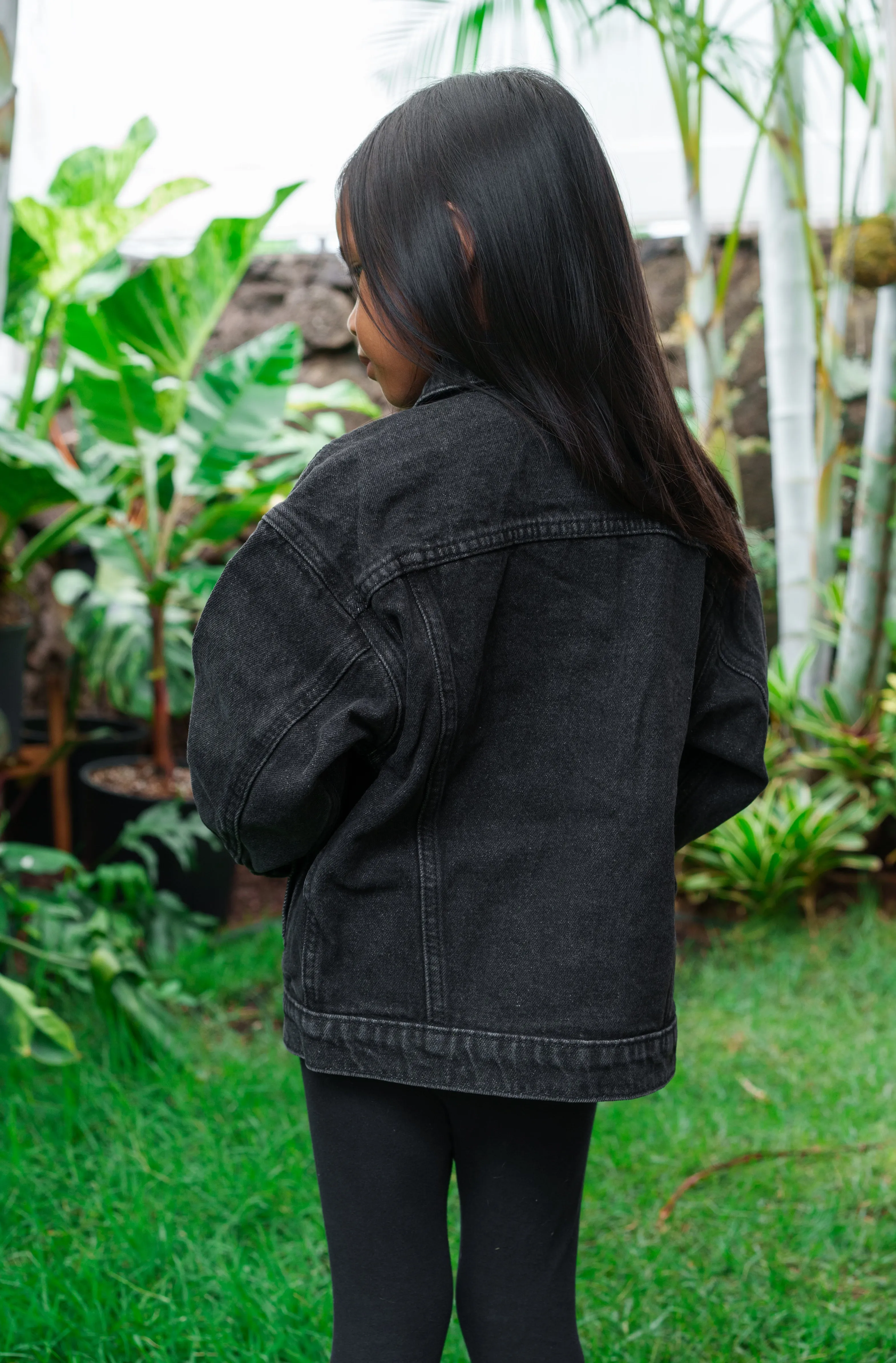 KEIKI BLACK DENIM JACKET