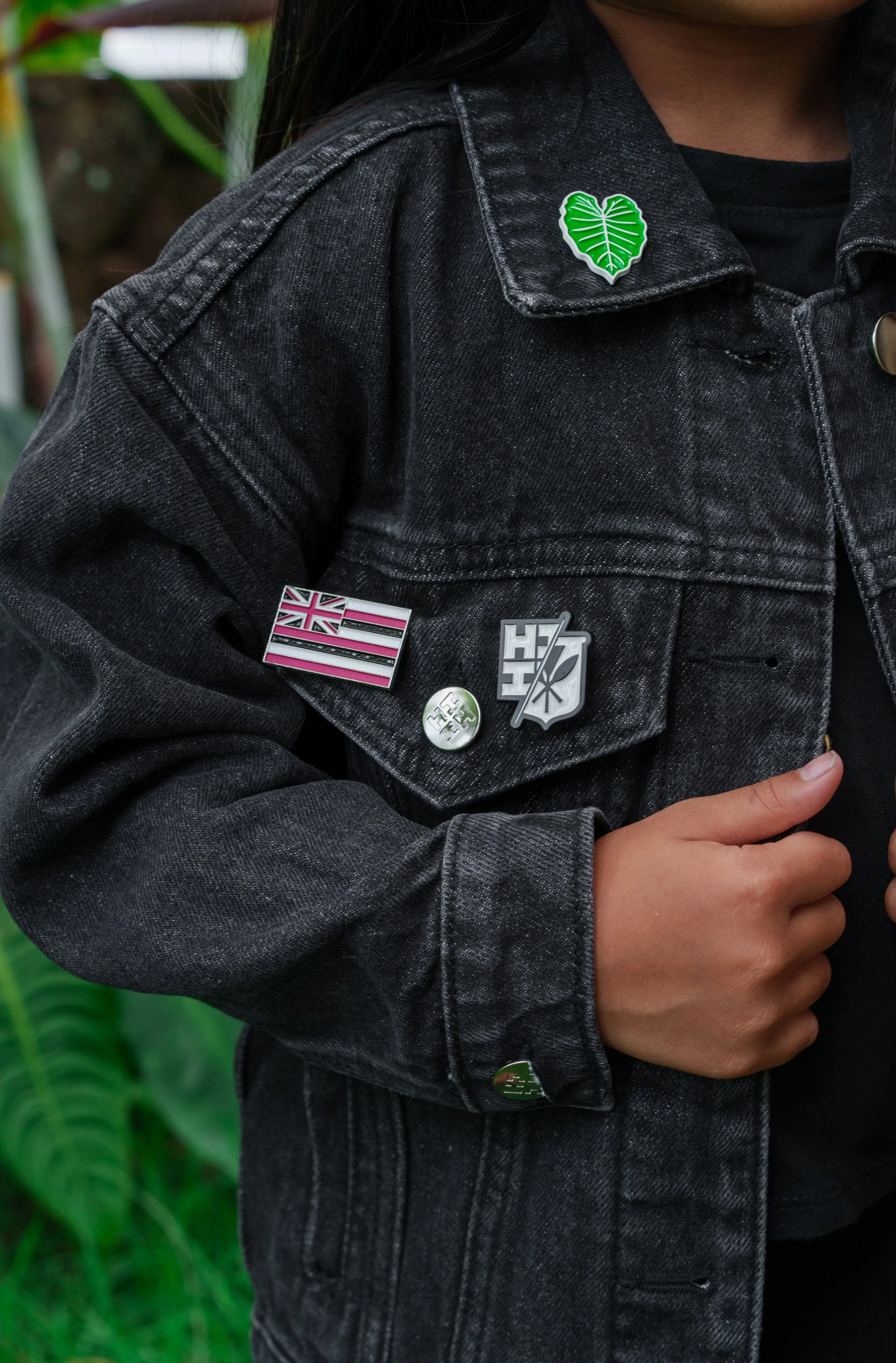 KEIKI BLACK DENIM JACKET