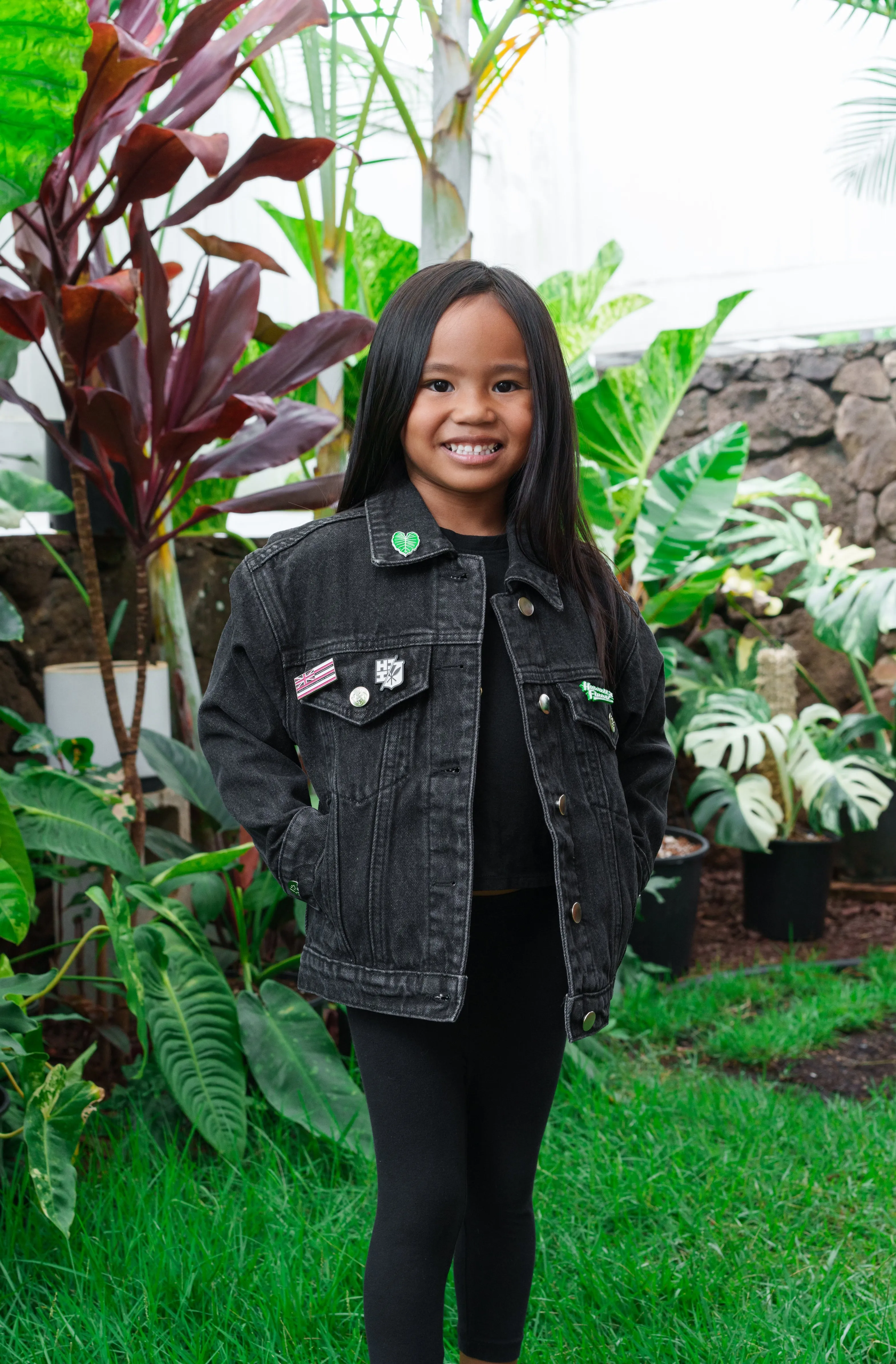 KEIKI BLACK DENIM JACKET