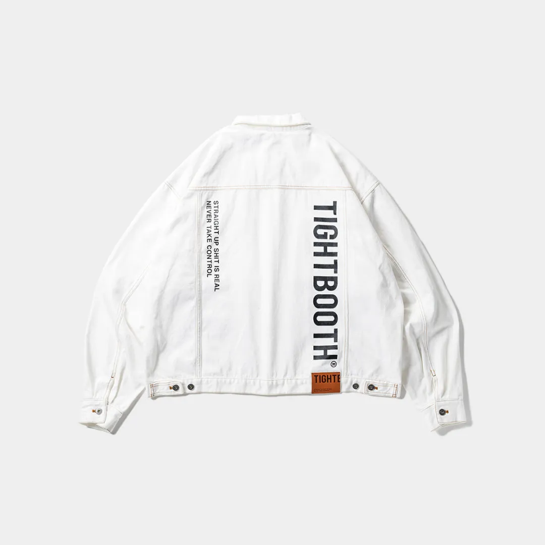 LABEL LOGO DENIM JACKET