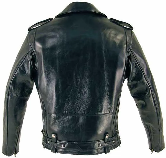 Legendary Black Stallion Horsehide Motorcycle Jacket