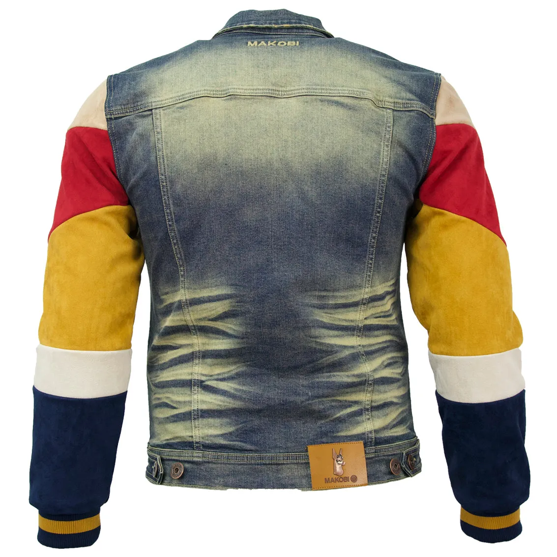 M1010 Makobi Ultra Suede  Denim Jacket - Vintage Wash